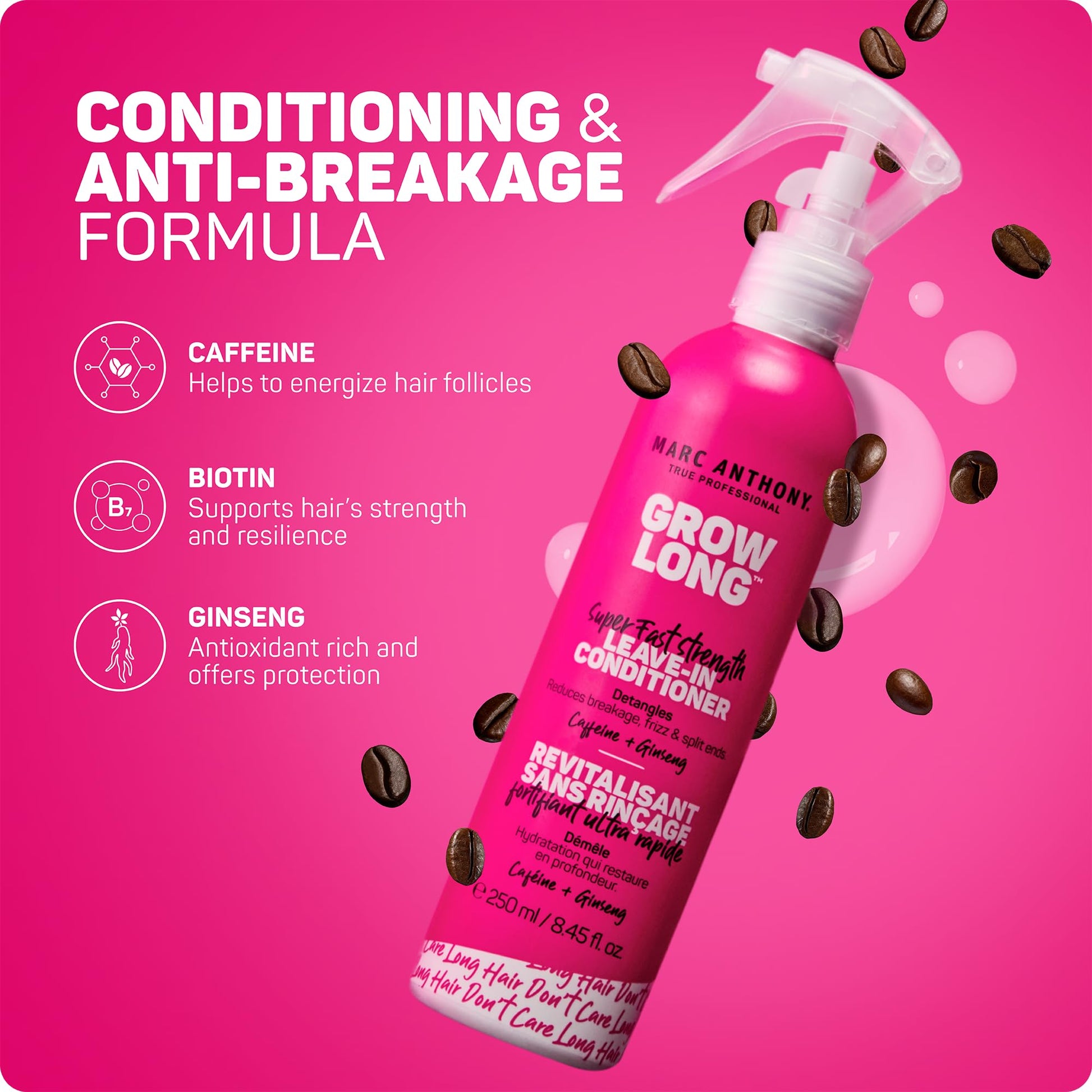 Marc Anthony Grow Long, Detangling Leave-In Hair Conditioner Spray
