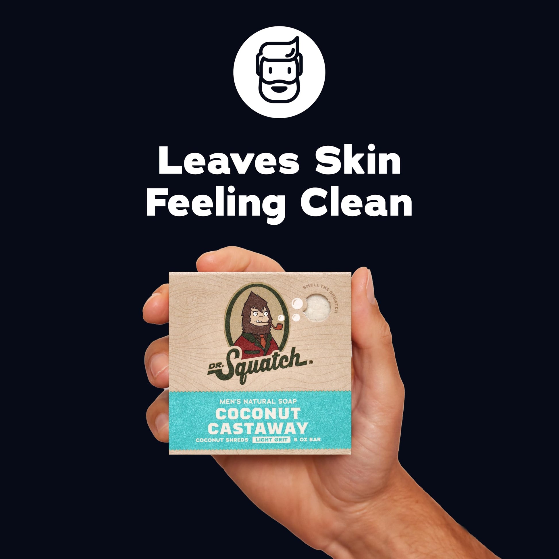 Dr. Squatch Natural Men’s Bar Soap - Cold Process Body Soap Bar with Natural Oils - Gifts for Men
