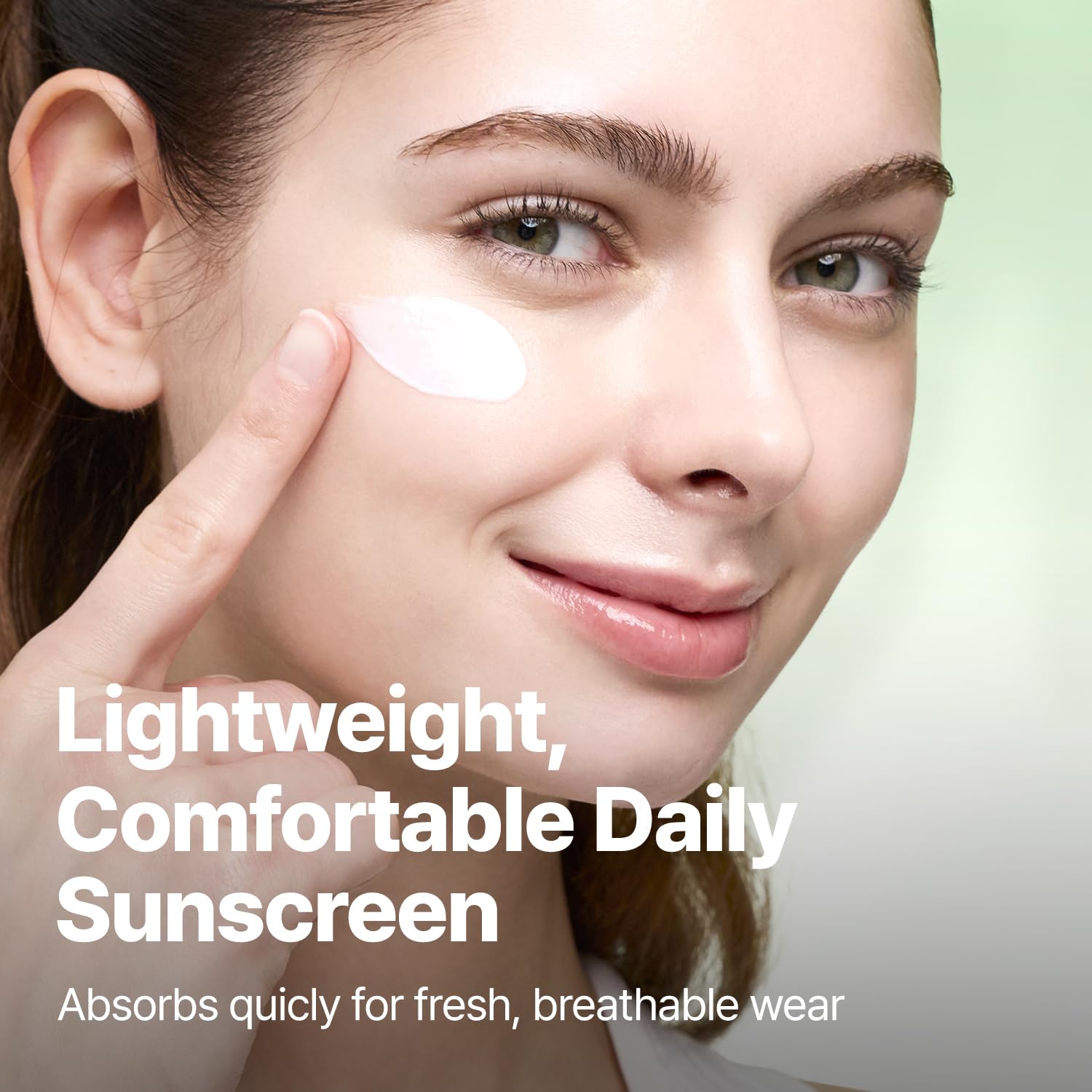 GOODAL Heartleaf Soothing Moisture Sunscreen, Broad Spectrum SPF 50, Hydrating Korean Face