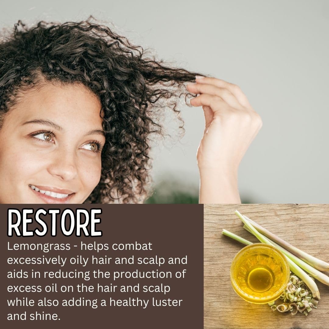 NEW Fermented Rice Water for Hair Growth - Infused with Rosemary, Biotin, Caffeine, Keratin Vegan Non-Greasy Spray Naturally Thicker, Longer, Softer Men & Women (8 OUNCES, Rosemary Lemongrass)