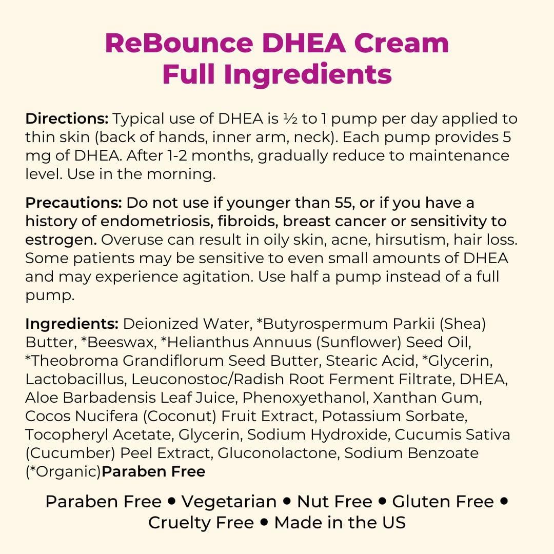 Happy Hormone Bundle: Silky Peach Estriol Cream, Vibrant Third Progesterone Cream & ReBounce DHEA Cream for Complete Menopause Relief