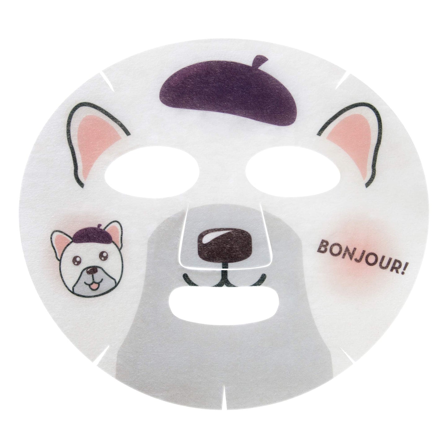 The Crème Shop Plump Up, Skin! Animated Face Mask (Bulldog/Set of 3)