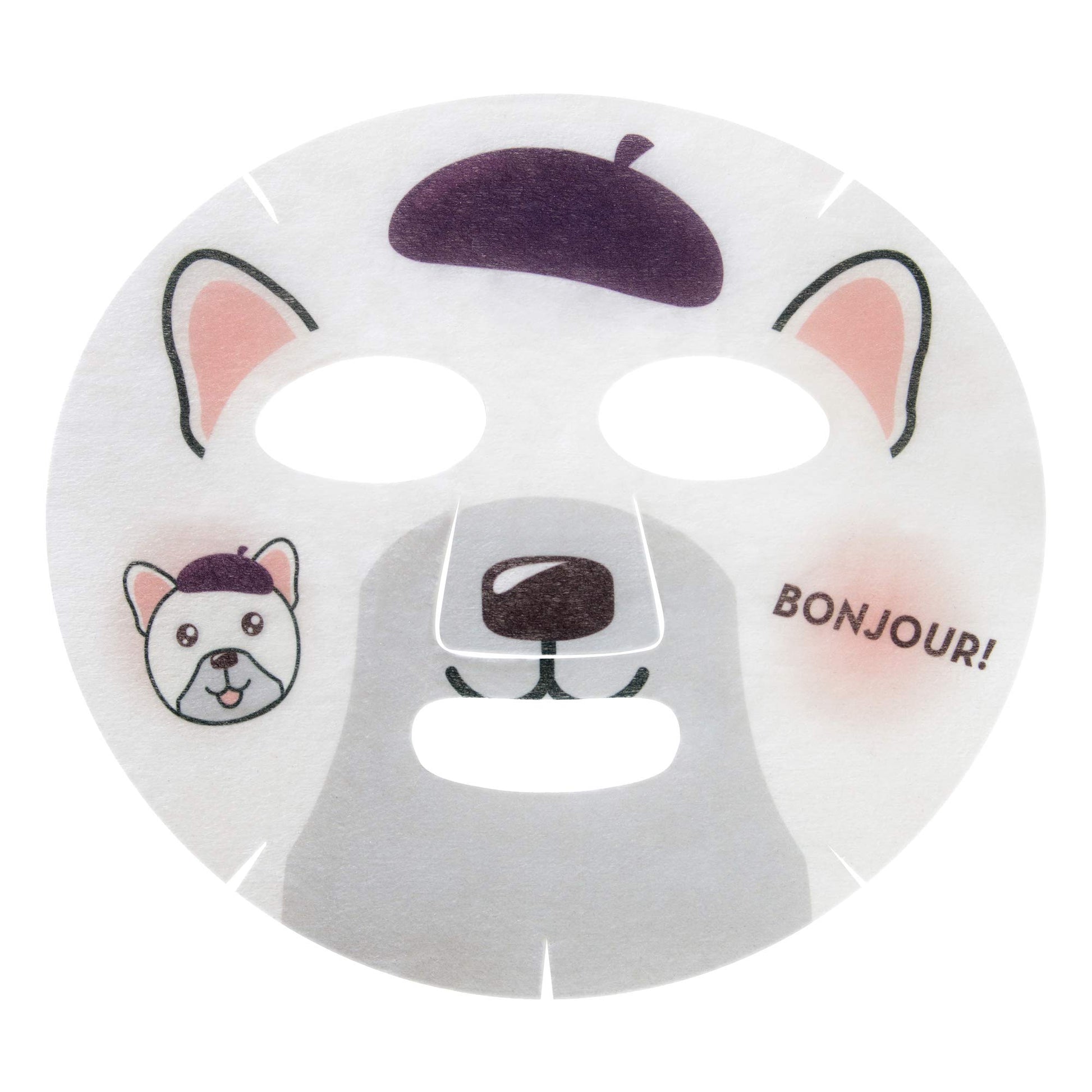 The Crème Shop Plump Up, Skin! Animated Face Mask (Bulldog/Set of 3)