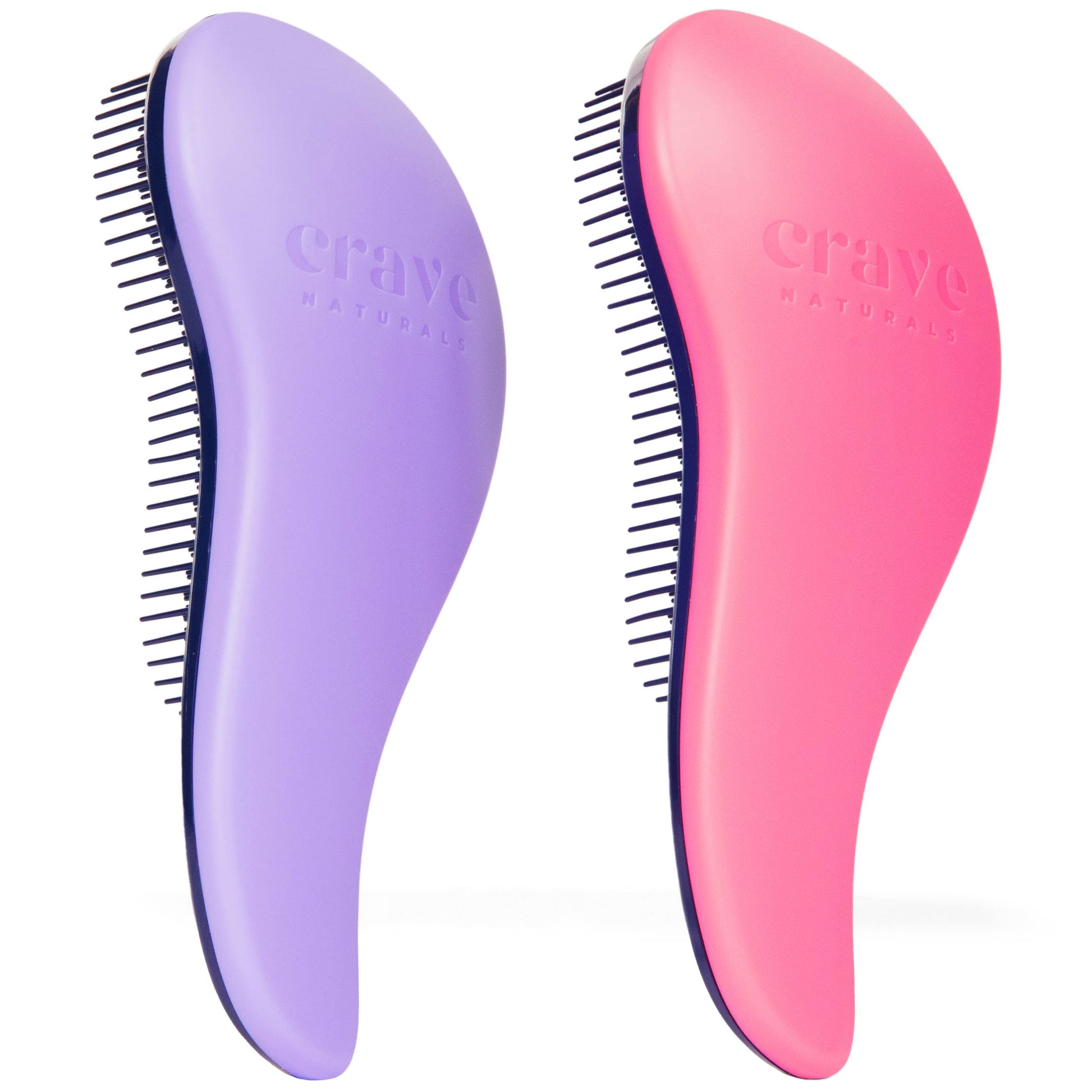 Crave Naturals Glide Thru Detangling Brush for Adults and Kids - Detangler Brush for Curly or