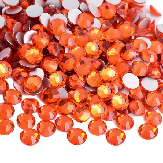 Flatback Rhinestones Round Gems for Nails Art and Crafts 2000Pcs SS16 4mm Glitter Crystals Stone