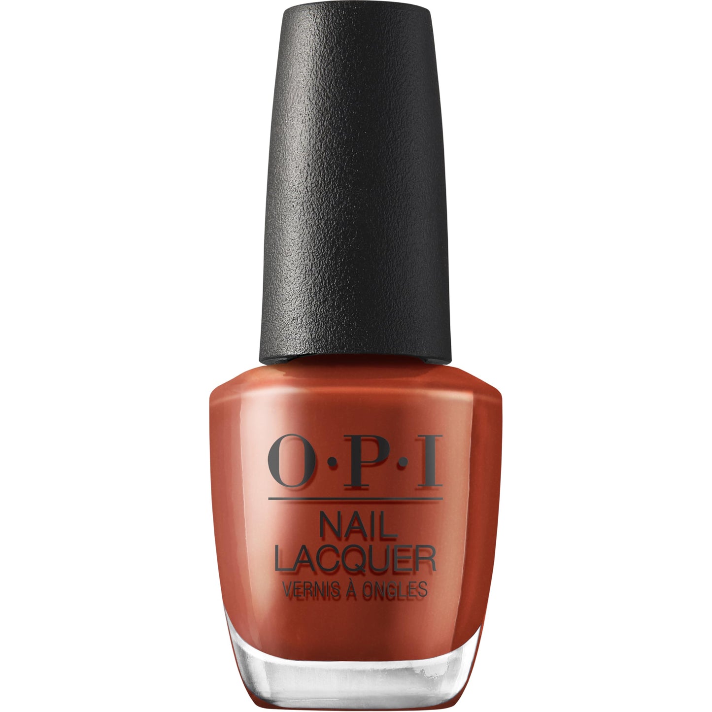 OPI Nail Lacquer Slip Dressed Up | Opaque Dark Red Brown Nail Polish
