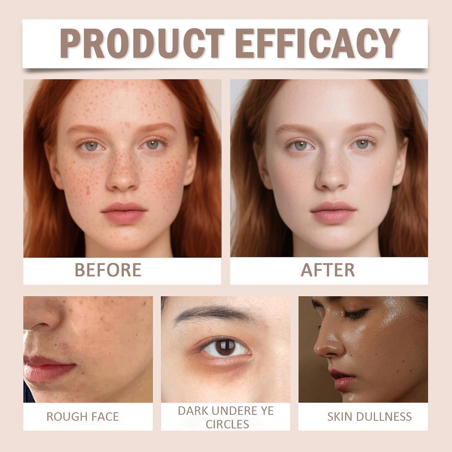 Face Foundation Concealer Stick,2-in-1 Long-wear Lightweight Contour Brighten Stick Blemish with Brush, Waterproof, Hydrating Full Coverage Dark Circles & Blemishes(03#Pink Velvet)