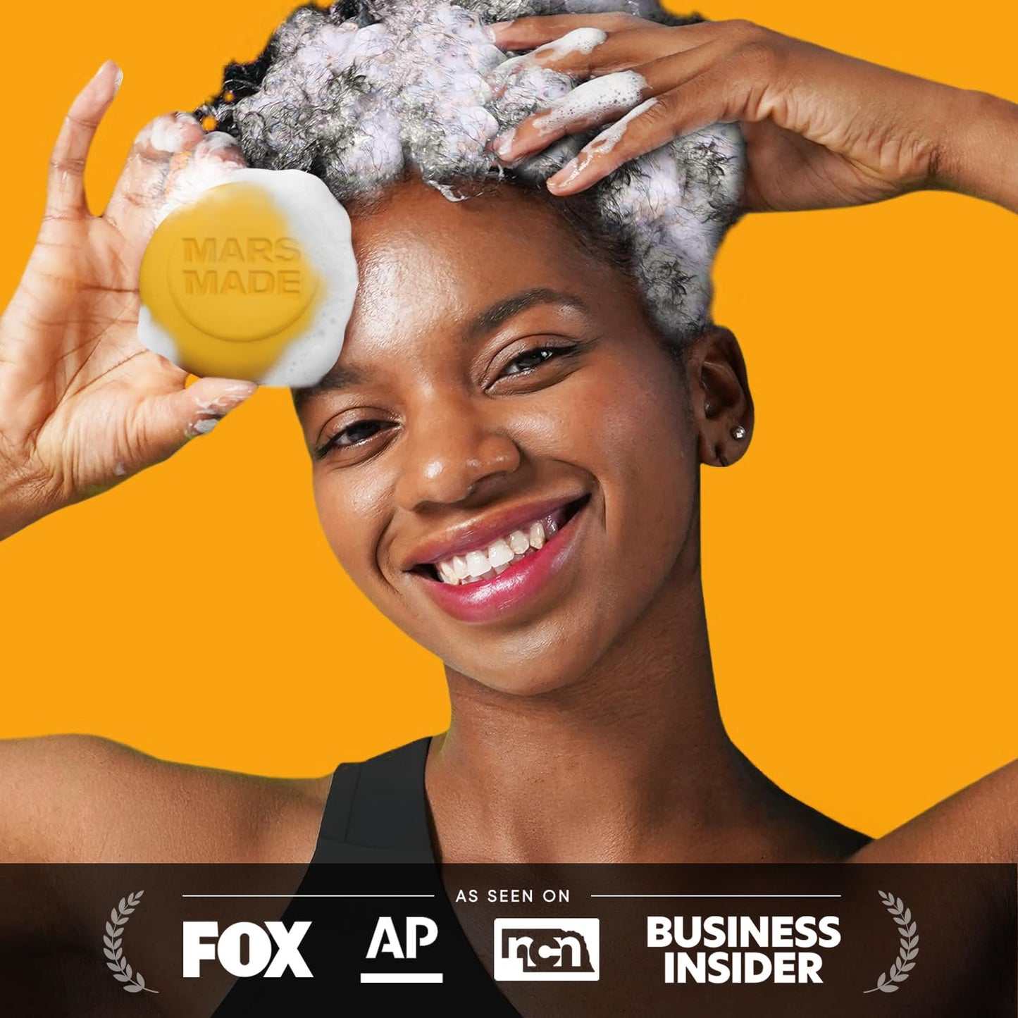 Ginger Shampoo Bar 2.0 - Hydrating & Moisturizing Natural Hair Soap Bar Shampoo for Hair Vitality & Scalp Nourishment - Bathing Soap Solid Shampoo for All Hair Types (120g, 4.23oz)