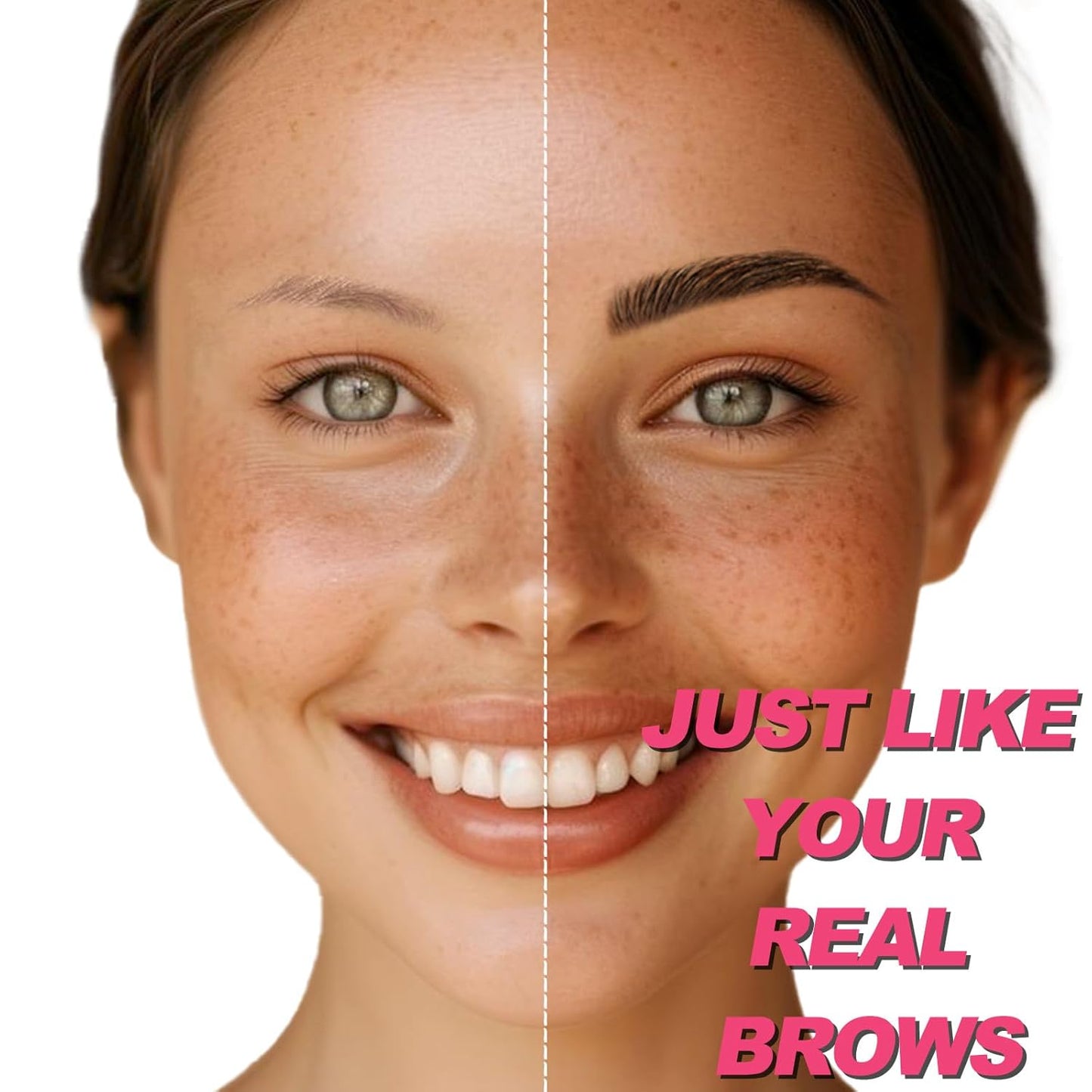 Microblading Eyebrow Pencil, Waterproof Eyebrow Pencils for Women Hair Like Natural Liquid Brow Contouring Pen, 2-in-1 Dual-Ended Long Lasting Brow Filler Pen with Precise Micro-Fork-Tip, Dark Brown