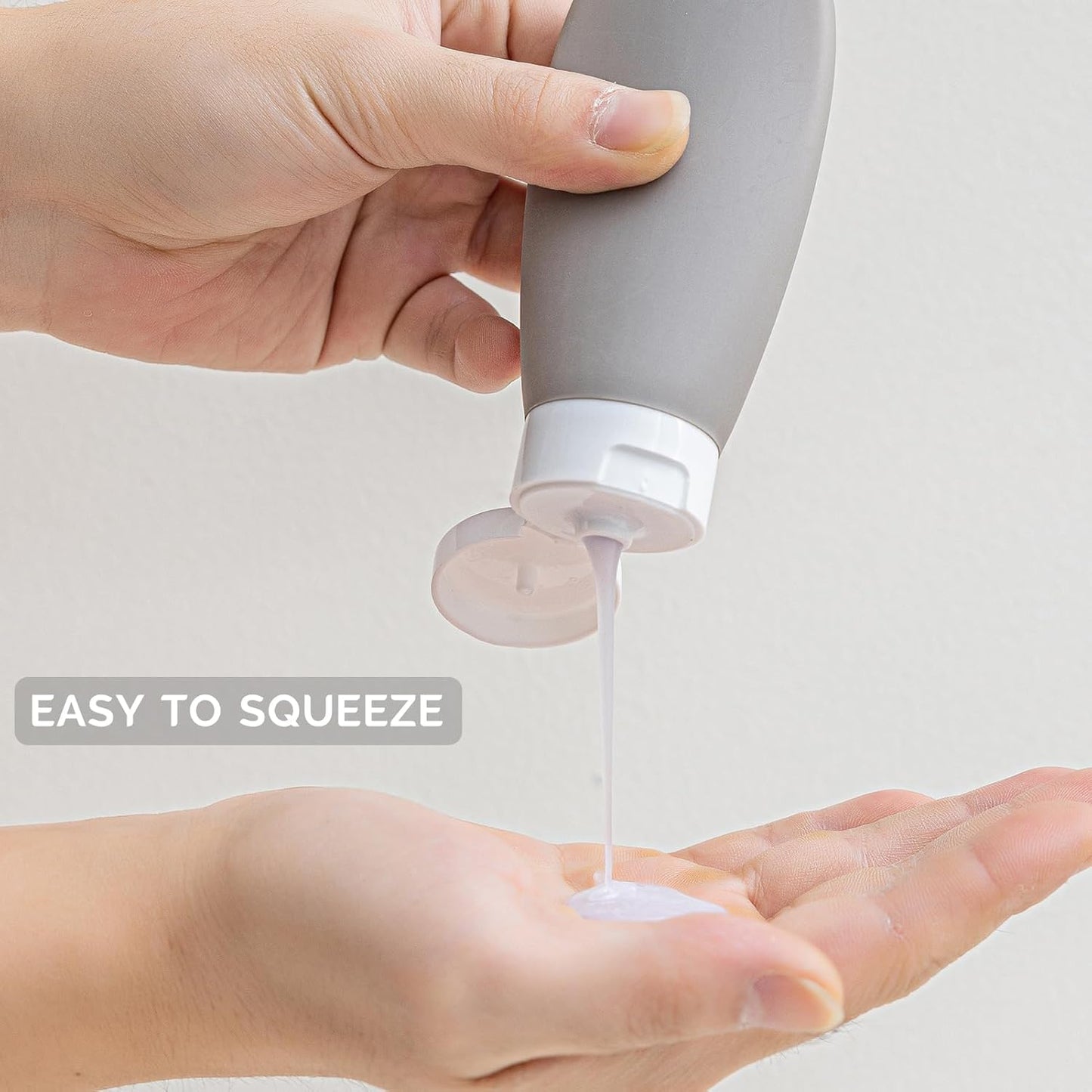 20 Pack Travel Bottles Set - TSA Approved Leak Proof Containers Kit for Toiletries - Portable Refillable Accessories for Shampoo, Conditioner, Lotion, Liquids (Black & White)