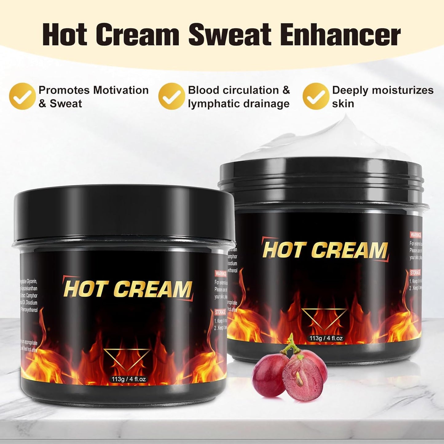 Hot Sweat Cream 2Pack for Women and Men