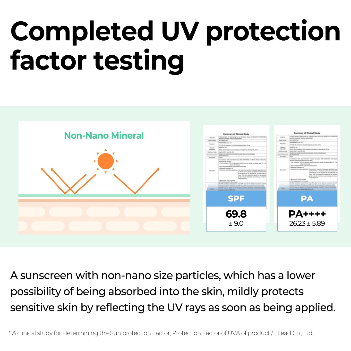 SOME BY MI Truecica Mineral Calming Tone-Up Suncream / SPF50+, PA++++ / 1.69Oz, 50ml / Brightening
