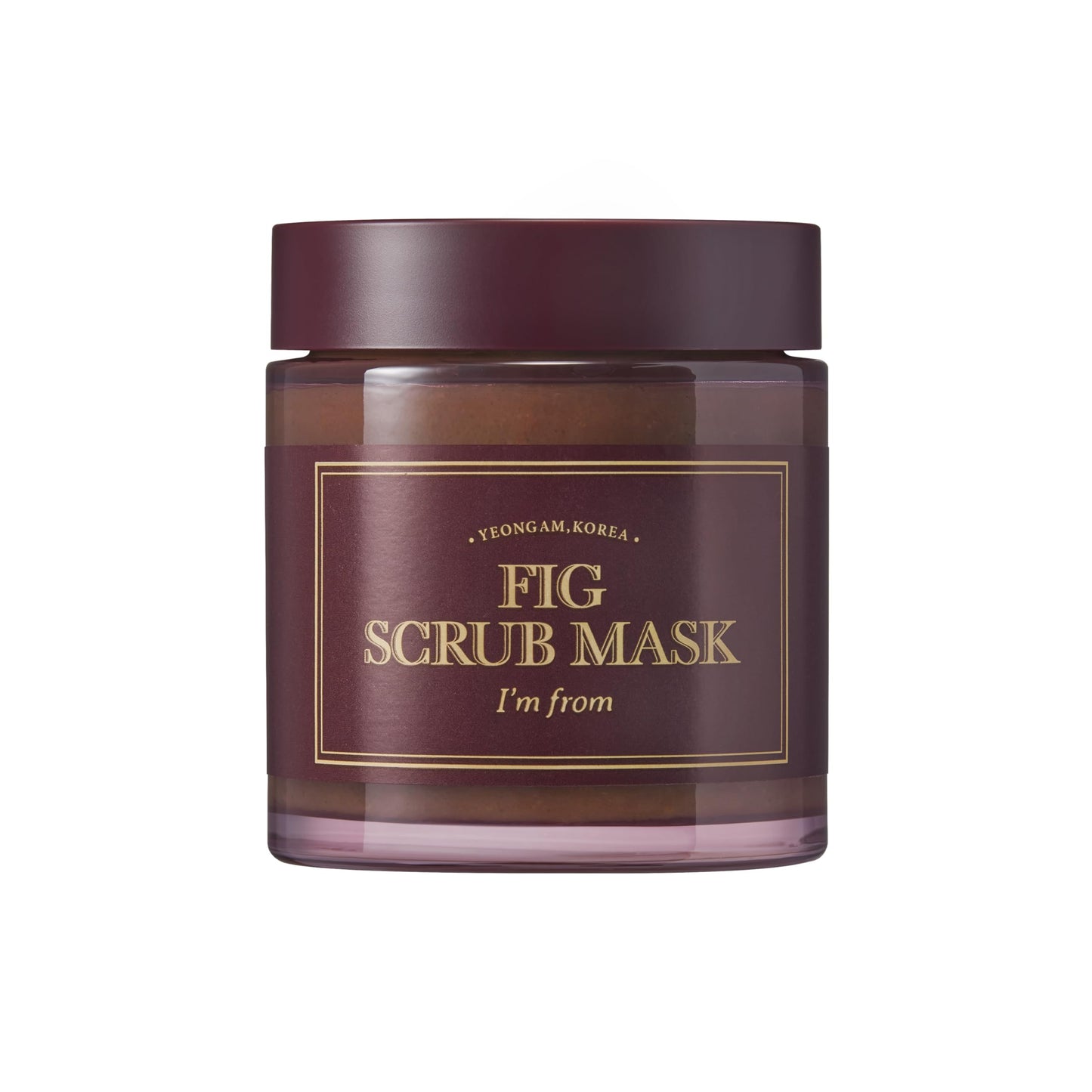 I'm from Fig Scrub Mask 120g, exfoliating, moisturizing mask, korean exfoliator, organic skin care