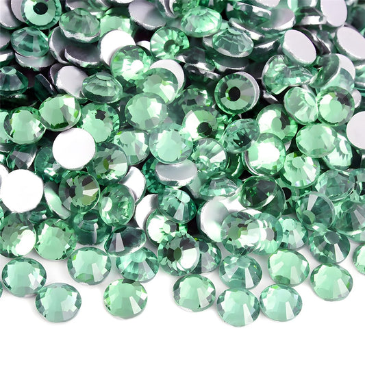 Flatback Rhinestones Round Gems for Nails Art and Crafts 4000Pcs SS12 3mm Glitter Crystals Stone