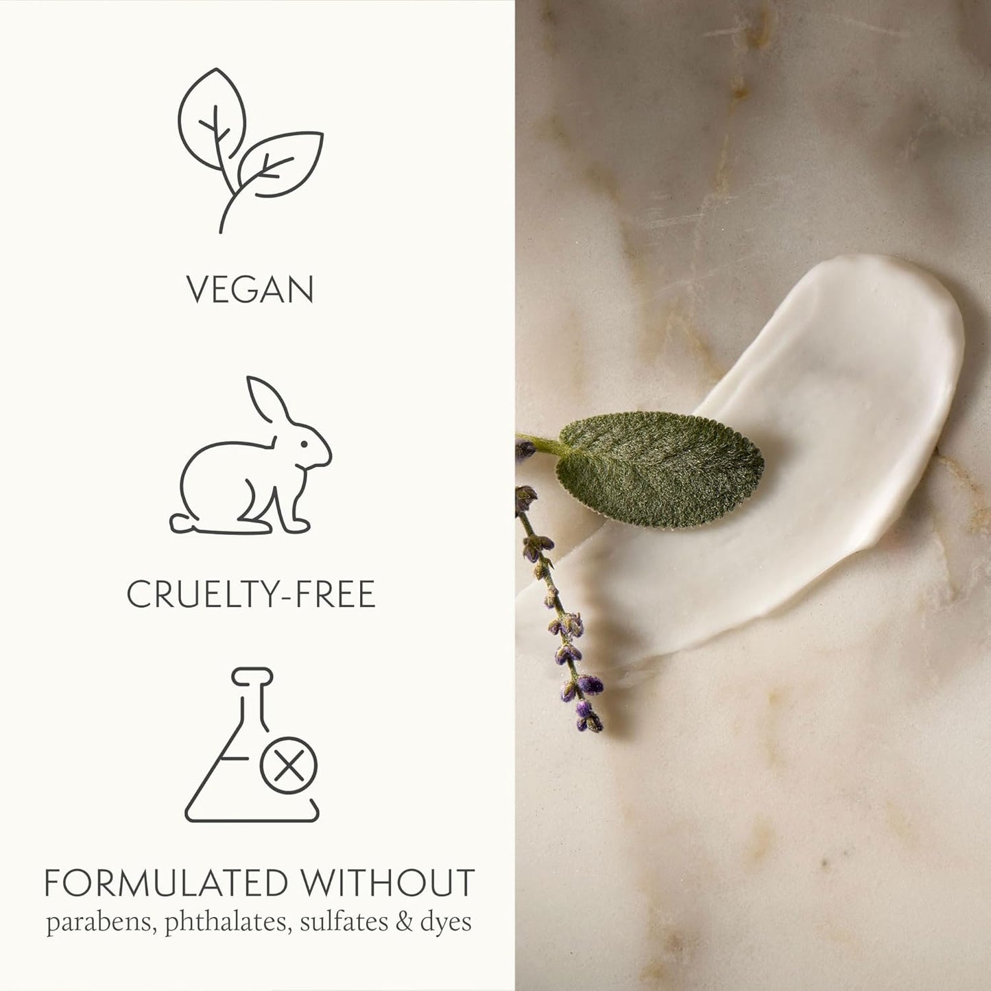 Thymes Restorative Hand Cream for Women & Men - Moisturizing Hand Cream Travel Size - Notes of Velvety Lavender, Warm Rosewood, Fresh Clary Sage, & Earthy Violet - Skin Care (Lavender, 1.9 fl oz)