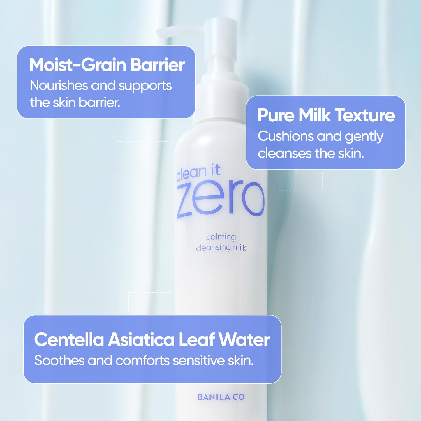 BANILA CO Clean It Zero Calming Cleansing Milk - Barrier-Care (6.76 fl oz)