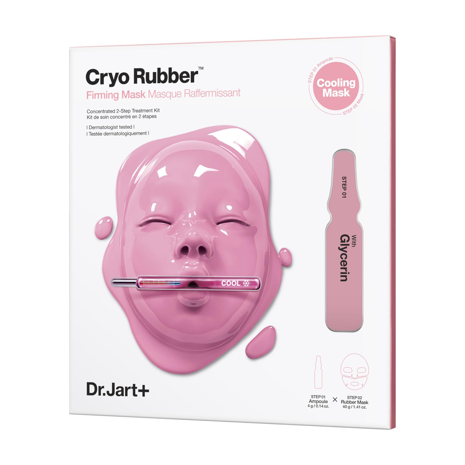 Dr.Jart+ Cryo Rubber Firming Korean Face Mask with Moisturizing Glycerin | Korean Skin Care |