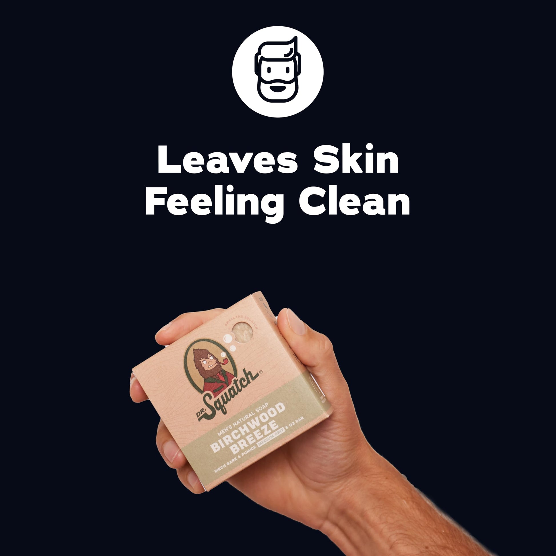 Dr. Squatch Natural Men’s Bar Soap - Cold Process Body Soap Bar with Natural Oils - Gifts for Men