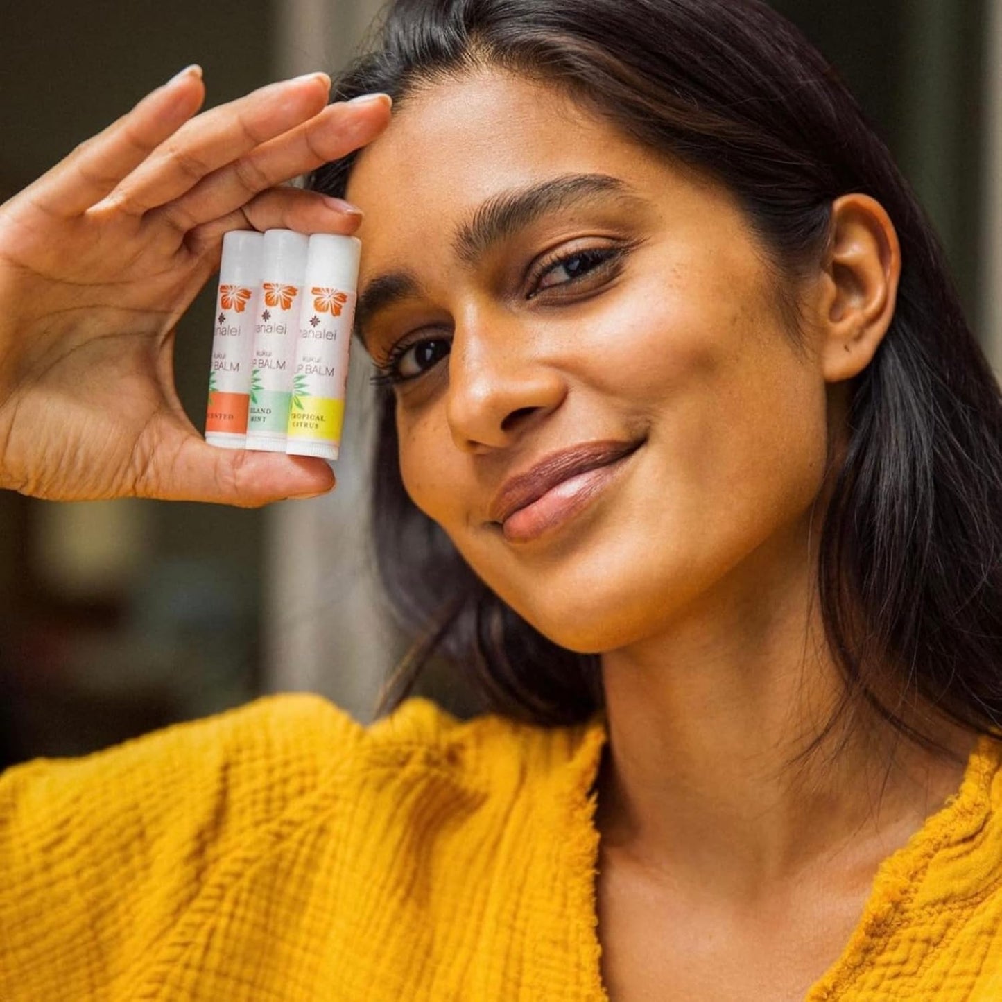 Hanalei Lip Balm & Moisturizer Variety Pack (5 Tubes) – Hydrating Care with Natural Kukui Oil & Beeswax – Soothes, Repairs & Nourishes Dry, Chapped Lips – Long-Lasting Moisture & Protection