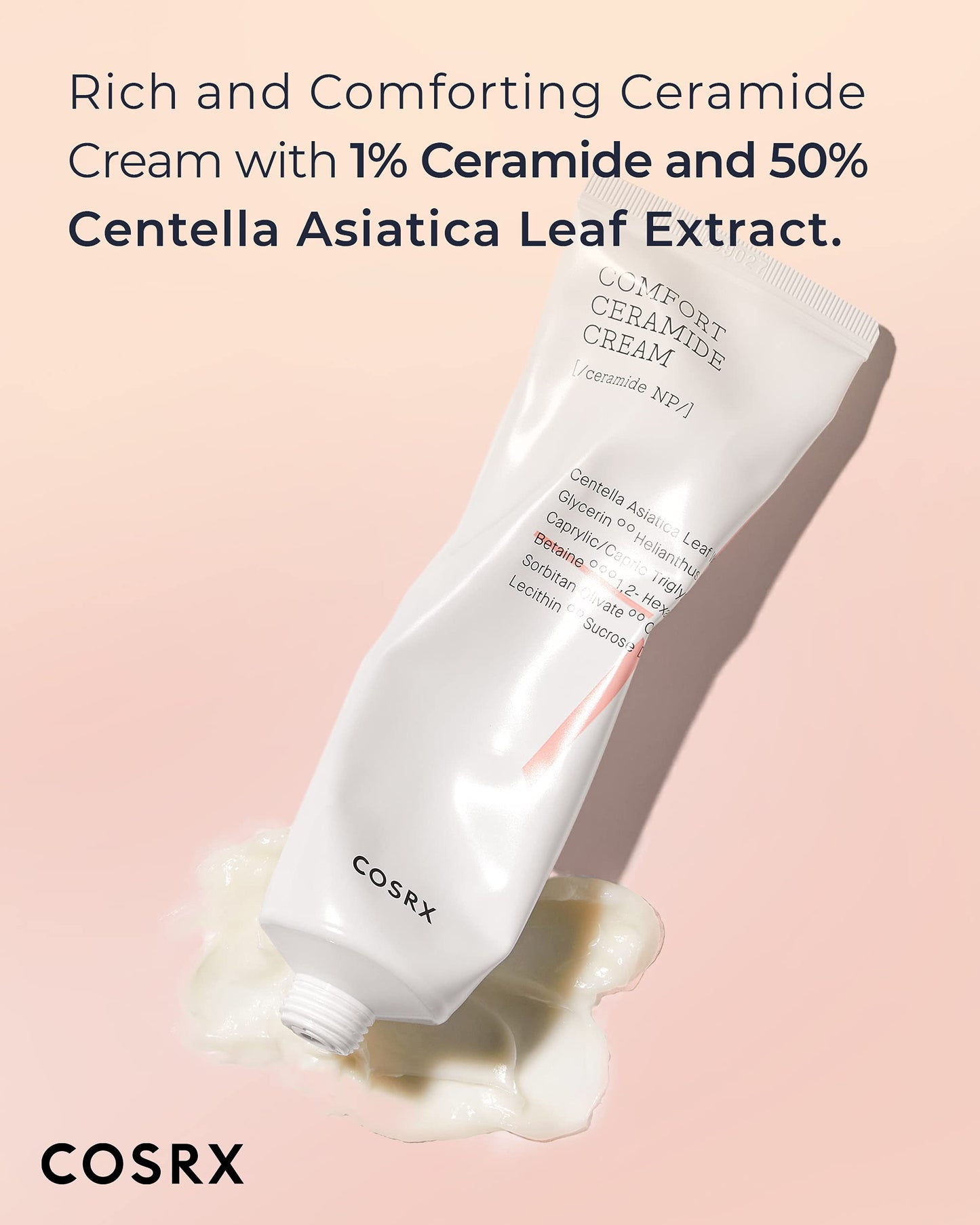 COSRX Balancium Comfort Ceramide Cream, Centella Asiatica Cream, 2.82 oz