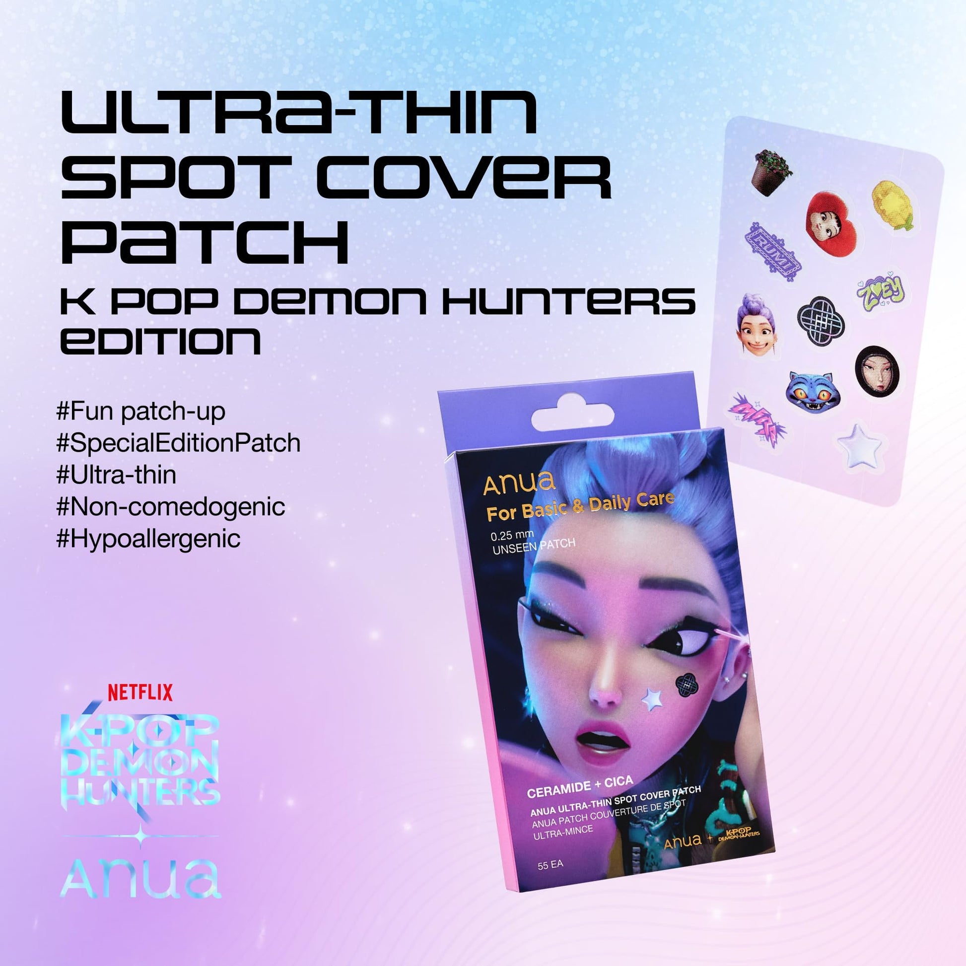 Anua Ultra-Thin Spot Cover Patch, 55ea