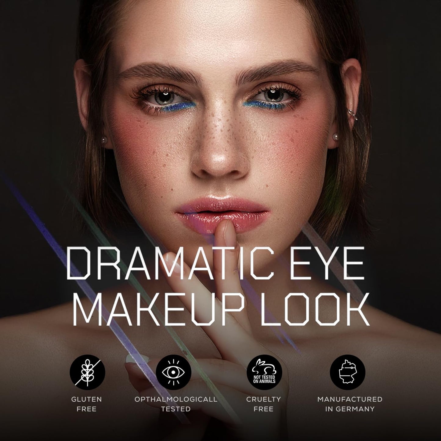 Radiant Professional Waterproof Eyeliner Pencil - Eyeliner Waterproof Smudge Proof for Woman - Long Lasting Under Eye Pencil for Smoky Eye - Soft Waterline Eye liner Smudger Tool, Green (21)