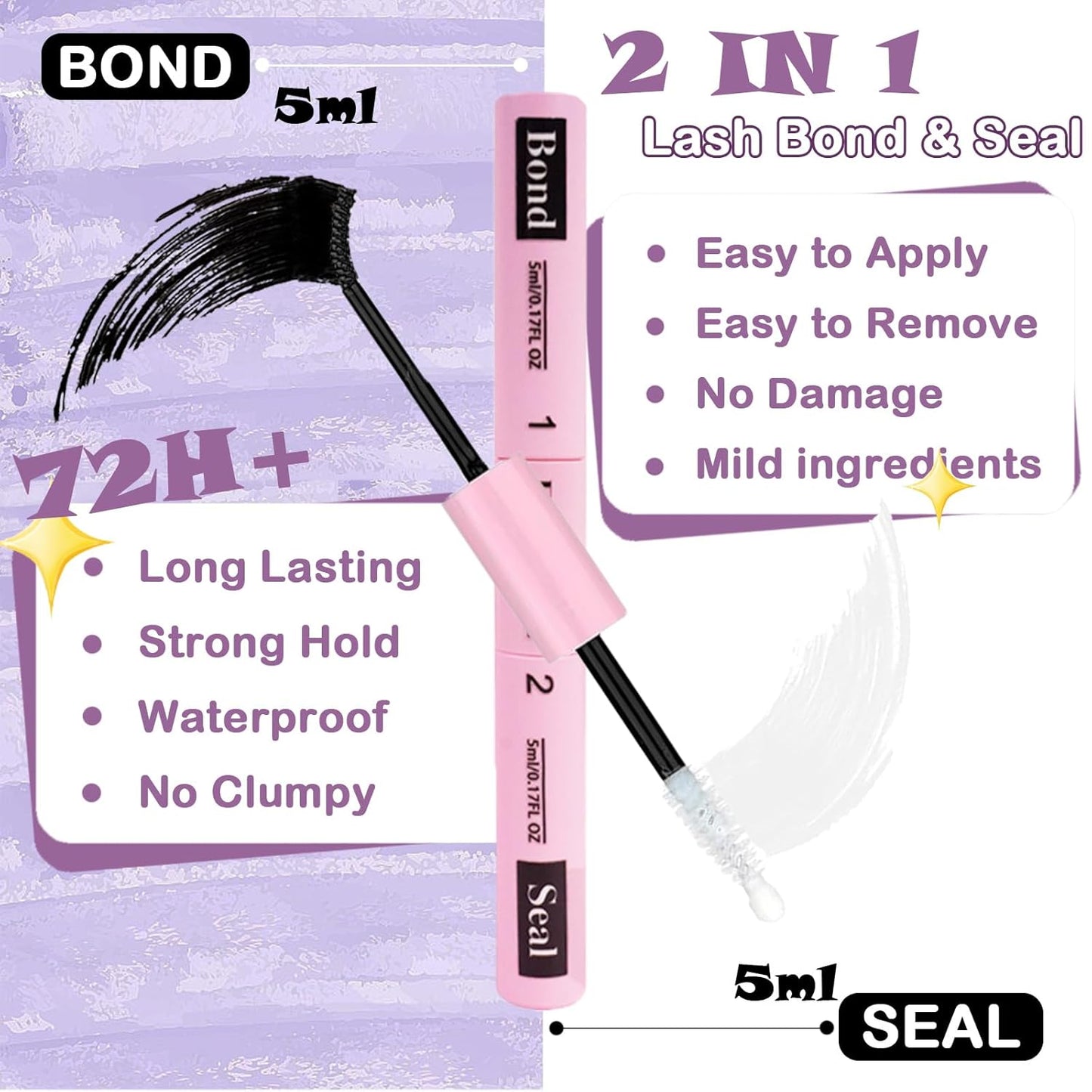 Lash Clusters Kit Fluffy 144Pcs Lash Clusters DIY Eyelash Extension Kit 80D Individual Lashes Clusters Kit With Lash Bond And Seal, Lash Remover, Lash Tweezers(80D, 9-16mm, Kit)