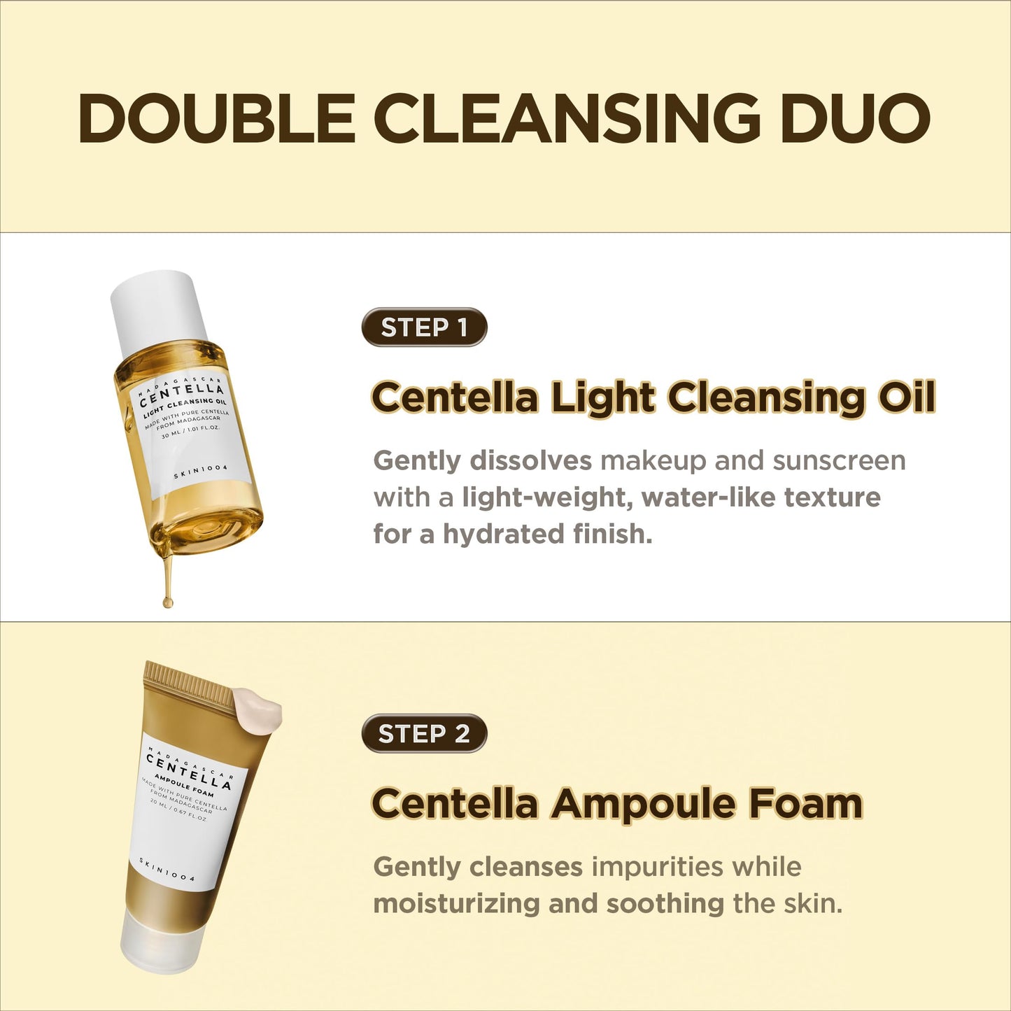 SKIN1004 Centella Travel Kit, Korean Skin Care Set of 5, Travel Size