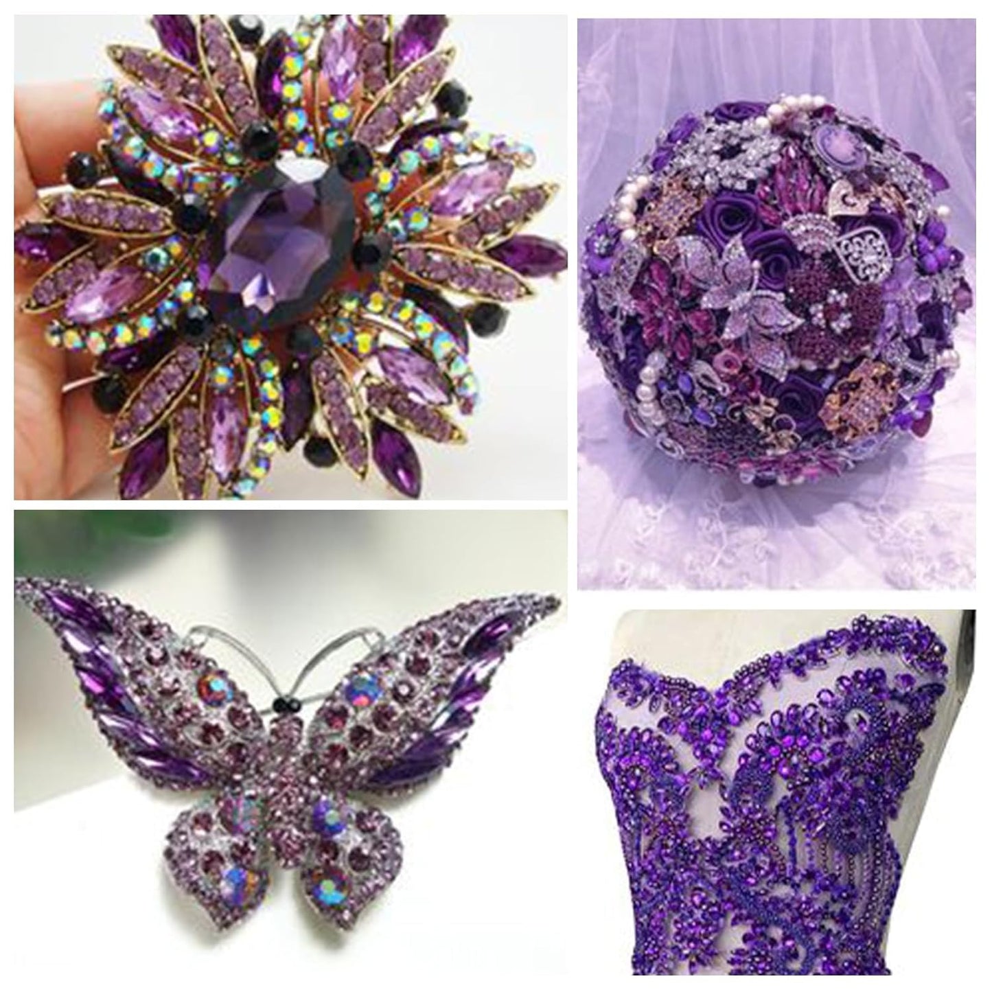 1440Pcs Light-Purple Ab Crystal Rhinestones,Glass Flatback Rhinestones Gemstones for Nail Face Makeup Art Crafts Clothes Decoration (SS20,4.8mm,Light-Purple Ab)