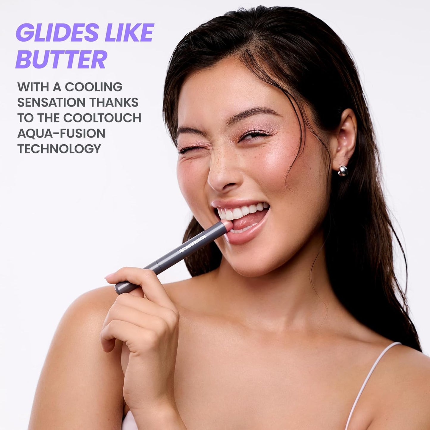 Wonderskin IYKYK Eyeshadow Stick - Longwear Eye Shadow Sticks, Budge-Proof & Waterproof Shimmer Eyeshadow Stick with Built-in Sharpener (Pink Quartz)