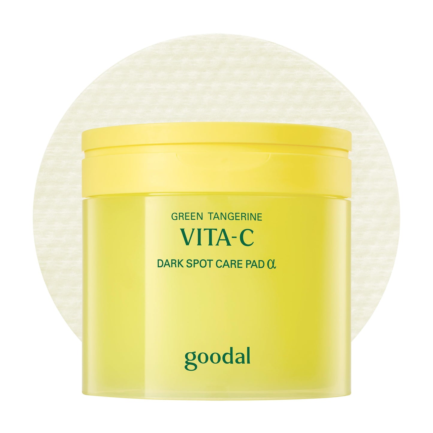 GOODAL Green Tangerine VITA C Toner Pads [Advanced Ver.] - Dark Spot Care Pads for Clear, Radiant