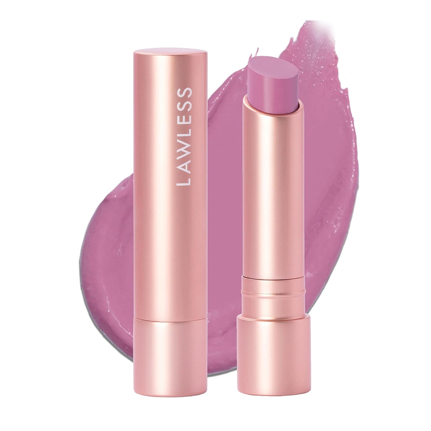LAWLESS Forget the Filler Lip Plumping Line Smoothing Tinted Balm, Cupid, Pink, 0.09 Ounce