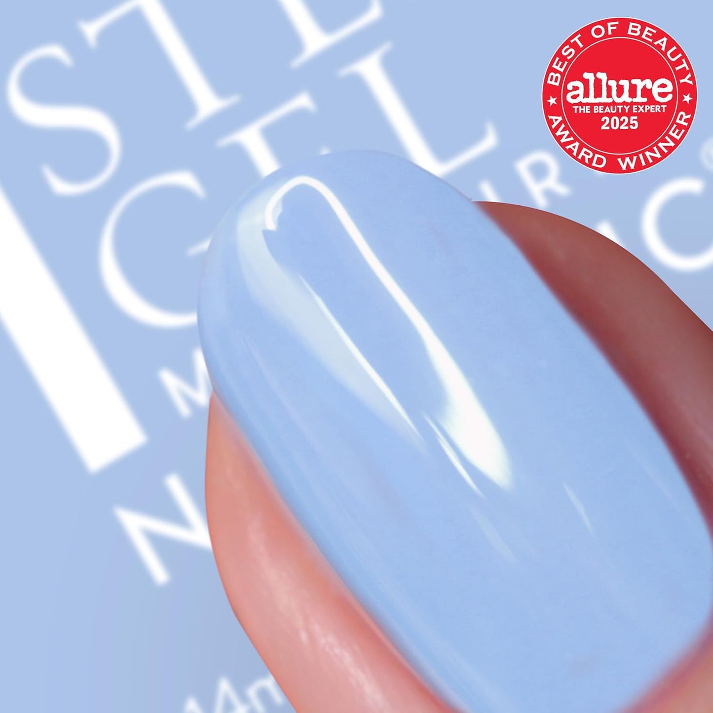 Nails Inc It's Topless Gel-Like Nail Polish, 4-in-1 Base Coat, Treatment, Color & Top Coat, Long Lasting, Strong, Chip Free Nails, Glossy Salon Quality Manicure, Air Dry Nail Polish, Kim, 0.47 Fl Oz