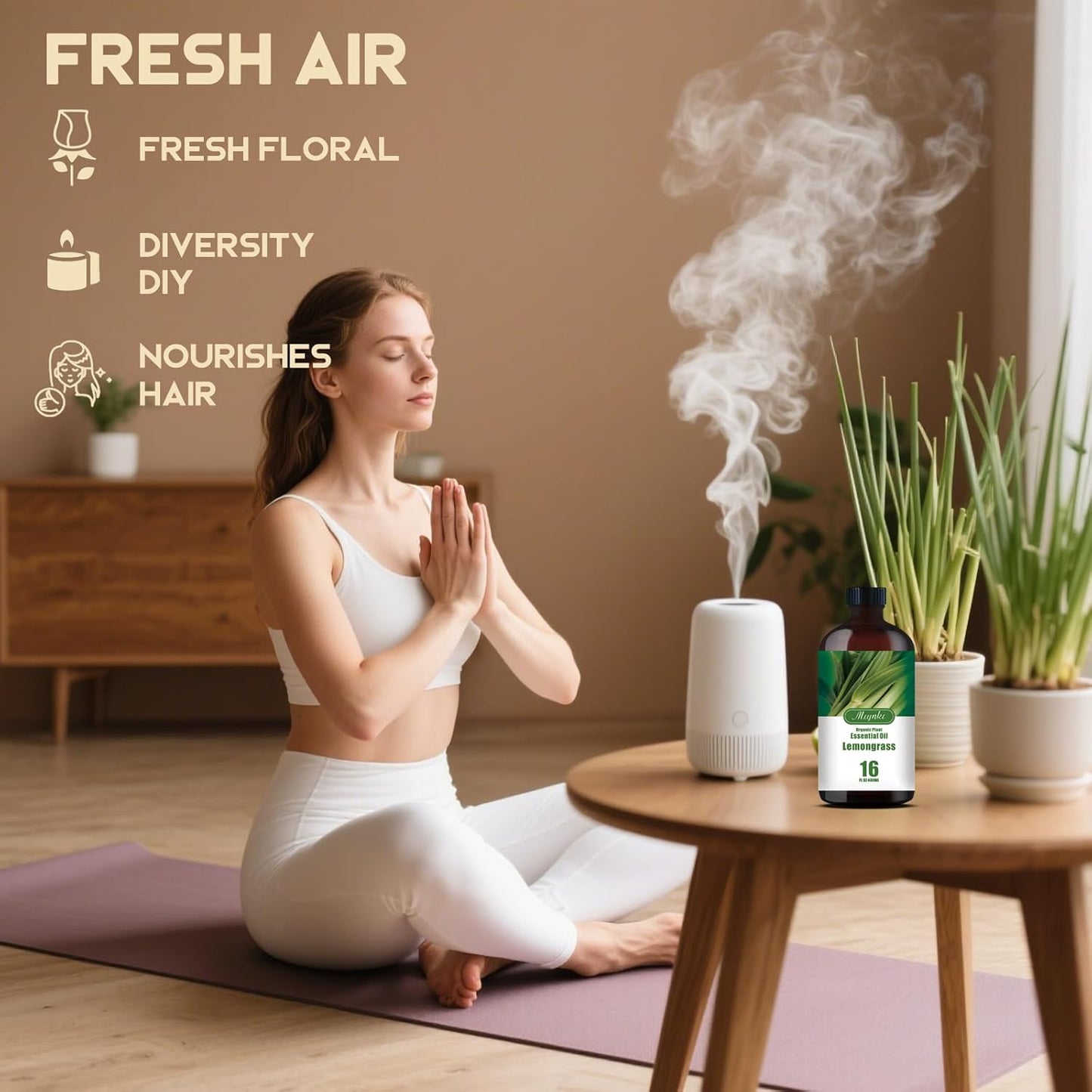 Lemongrass Essential Oil-Lemongrass Fragrance Oil 16.33oz (490ml)-100% Pure Natural Scent for Diffusers, Candles, Soap Making & Aromatherapy-Relaxing Home & Gift Essential Oil for Bath, Massage