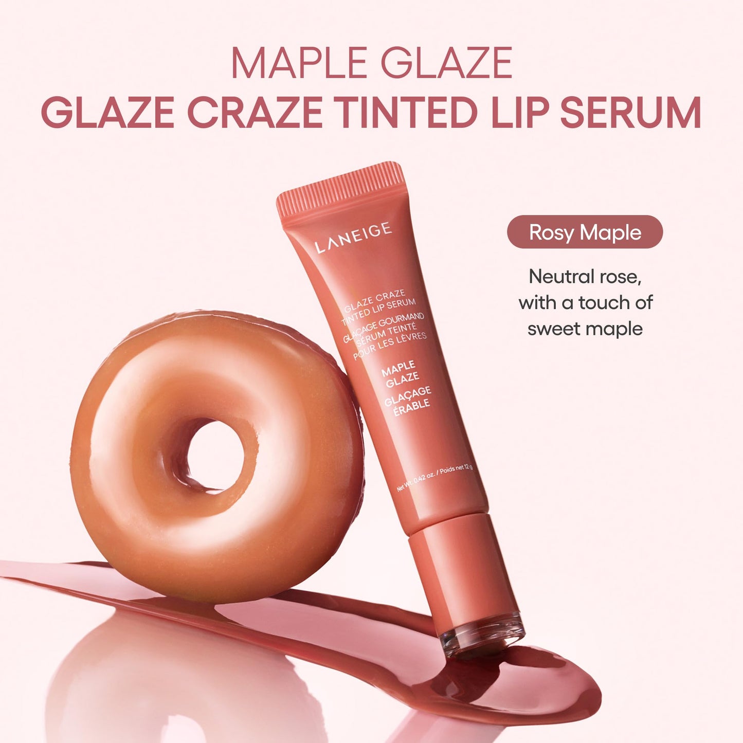 LANEIGE Glaze Craze Tinted Lip Serum: Hydrating, Lip Barrier-Boosting, Softening Lip Serum