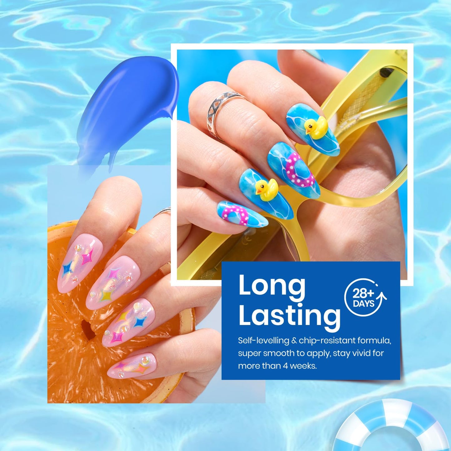 beetles Gel Polish Set, 6 Colors Pool Party Holiday Collection
