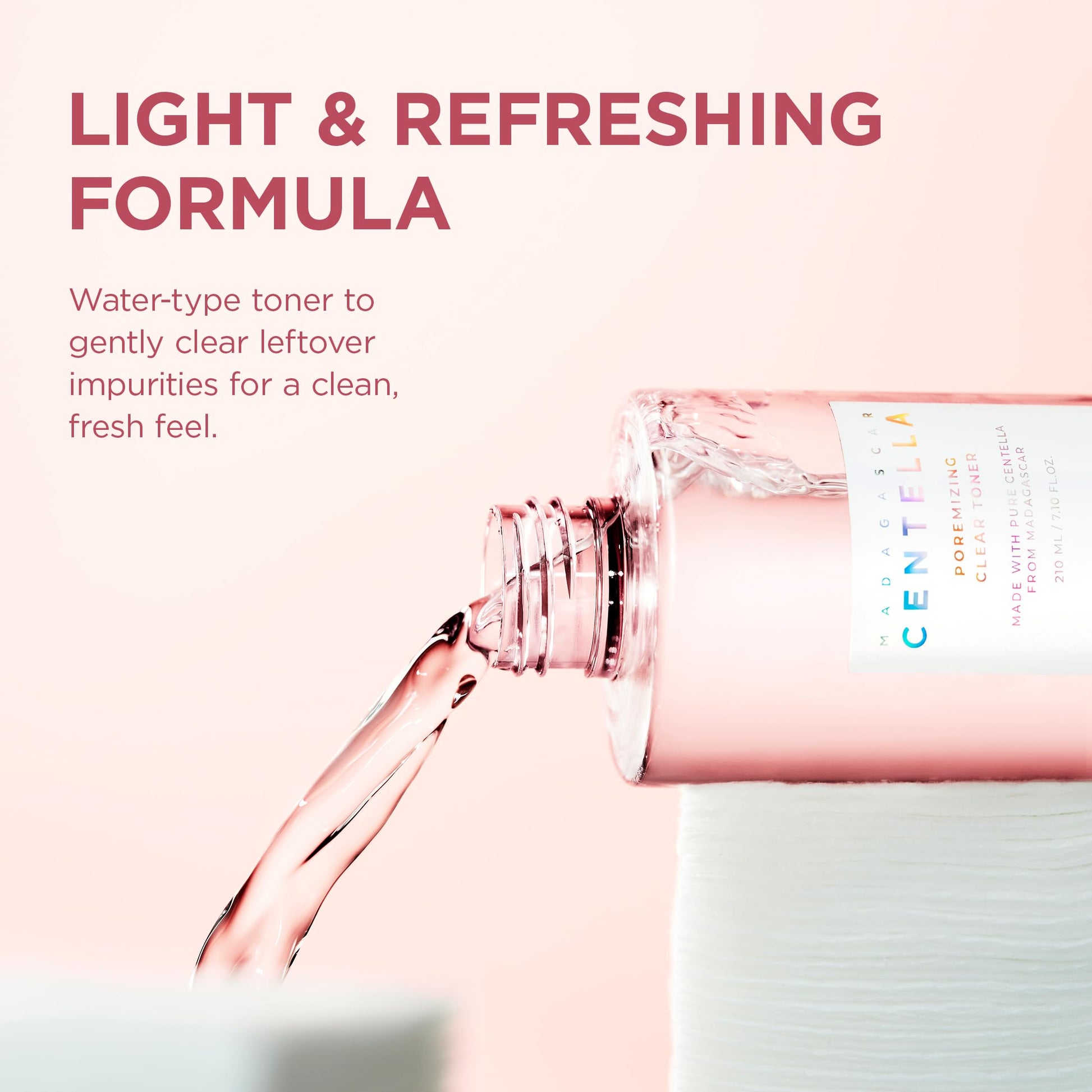 SKIN1004 Poremizing Clear Toner 7.10 fl.oz, 210ml, Korean Face Toner with Himalayan Pink Salt &