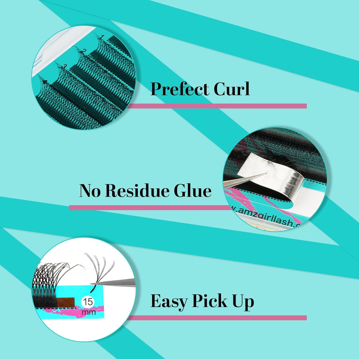 Individual Lashes Cashmere Volume Lash Extensions D Curl 8DW Premade Eyelashes Mixed and Single Tray,Soft and Dense Rapid Blooming Lashes,Eyelash Extensions for Professional Use(8-15mm)