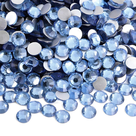 Flatback Rhinestones Round Gems for Nails Art and Crafts 4000Pcs SS6 2mm Glitter Crystals Stone DIY