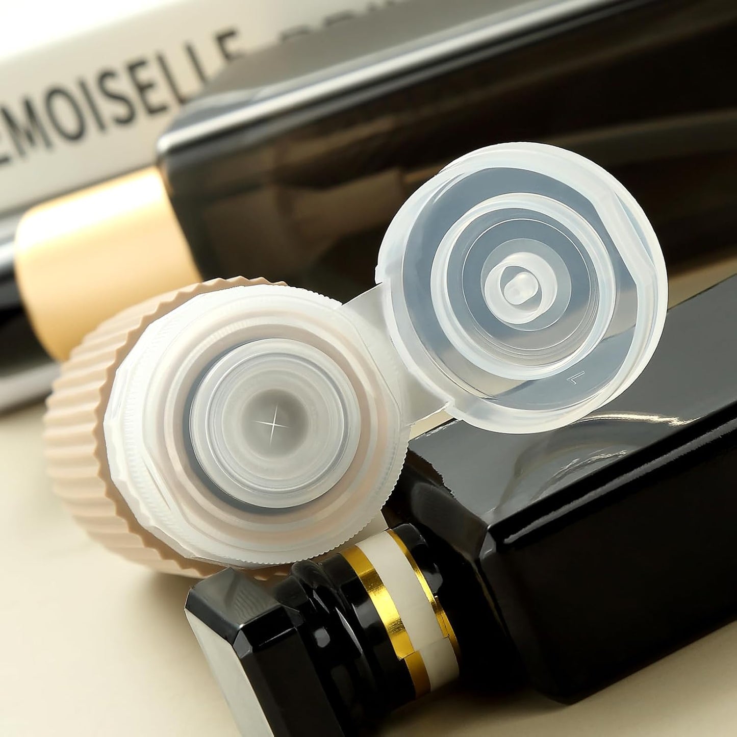 16 Pack Travel Bottles Set, TSA Approved Leak Proof Silicone Squeezable Containers for Toiletries, Refillable Travel Accessories for Conditioner, Shampoo, Lotion & Body Wash Accessories