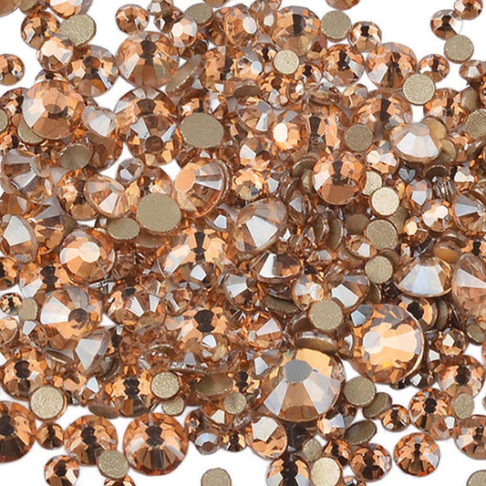 Rhinestones flat back gems round DIY decorative Nail Face and apparel accessories ss3-20 mix