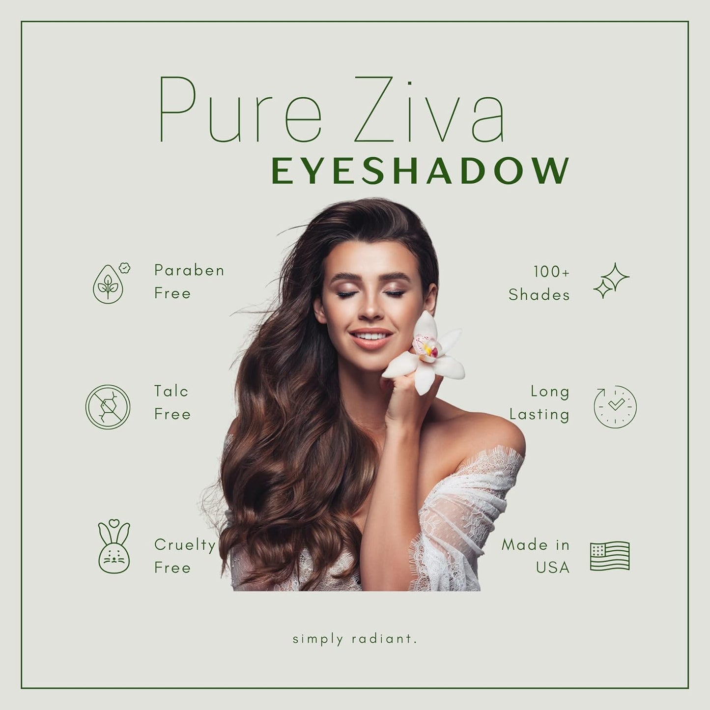 Pixie Dust Light Pale Pink Metallic White Single Loose Powder Eyeshadow; Talc & Paraben Free, No Animal Testing & Cruelty Free