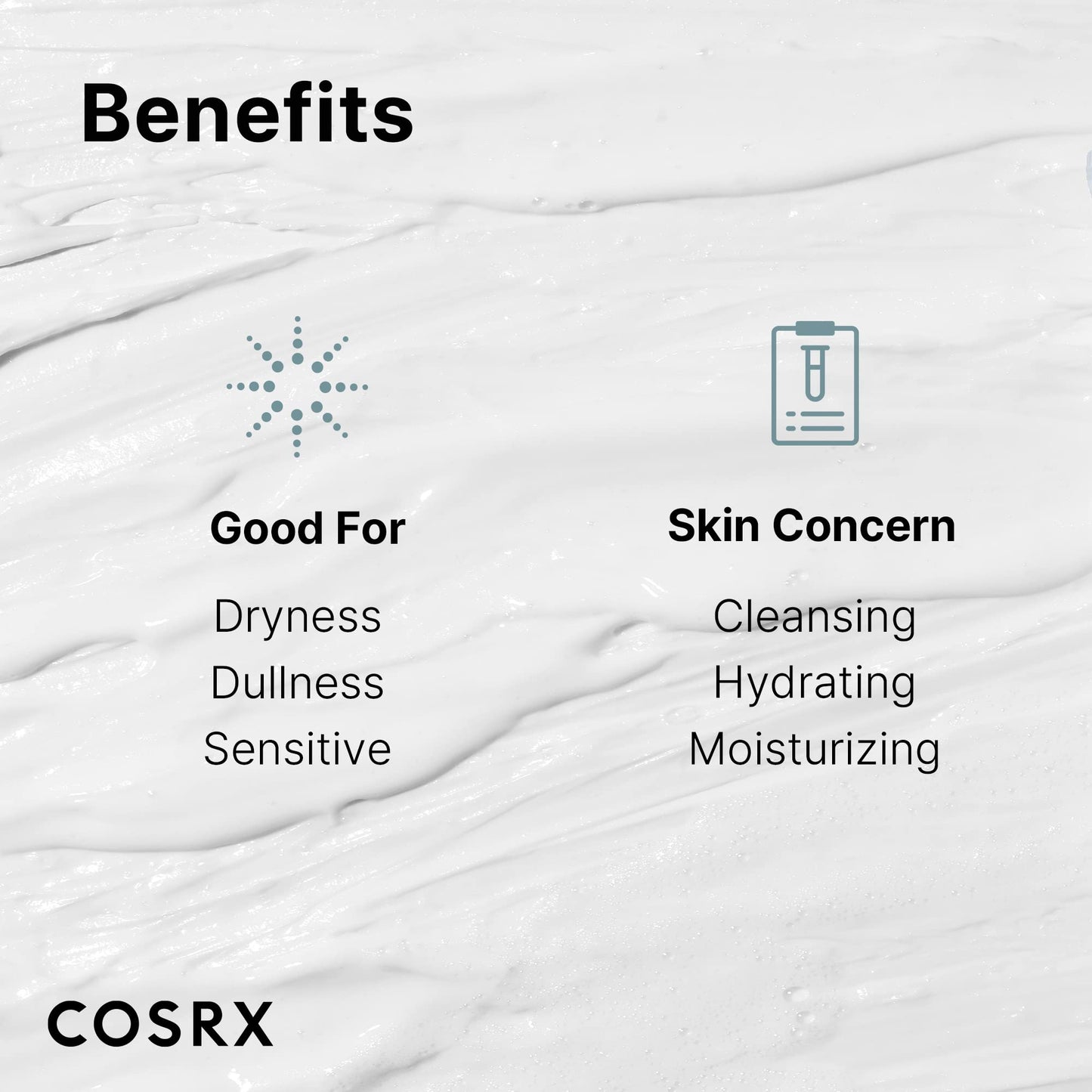 COSRX Hyaluronic Acid Moisturizing Cleanser with Vitamin B, 5.07 fl.oz