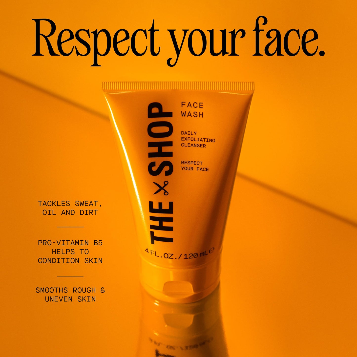 The Shop by LeBron James Men's Exfoliating Face Wash, 4 Fl Oz
