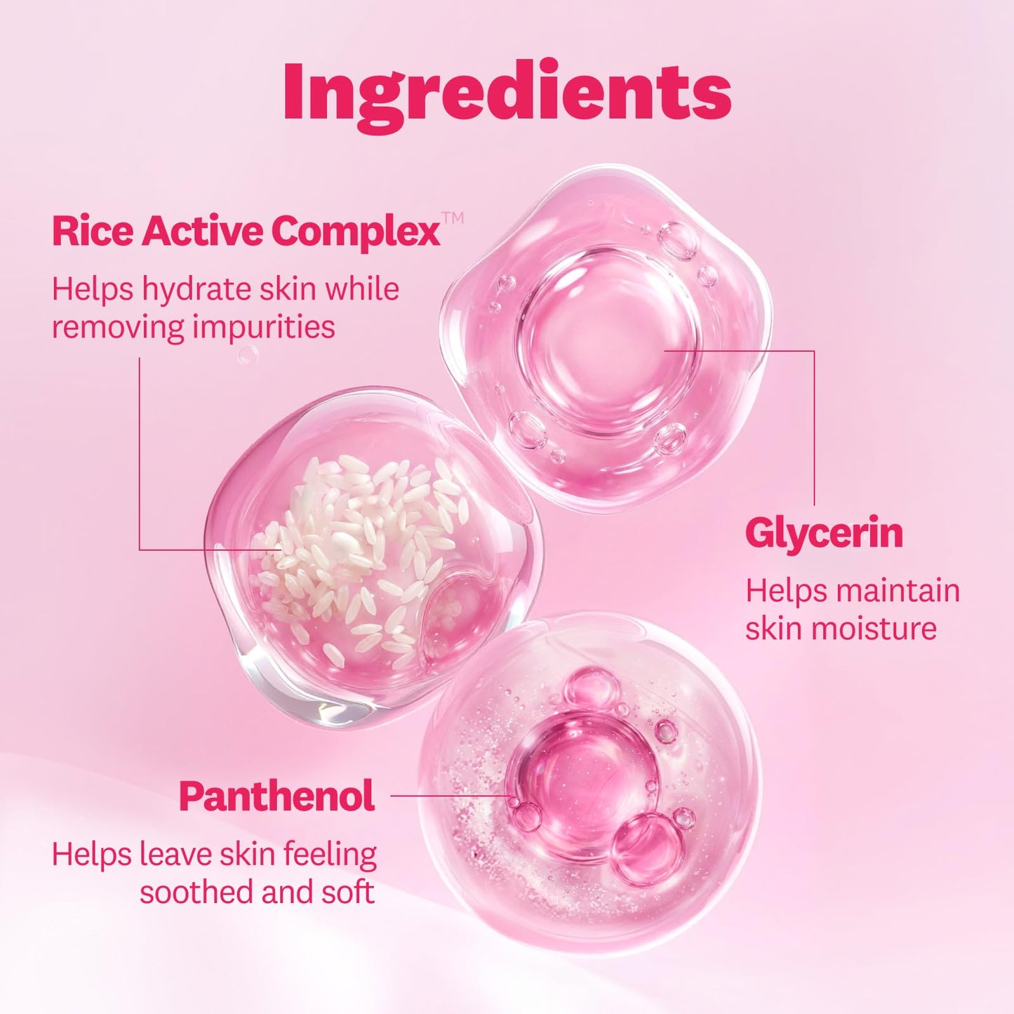 The Face Shop Rice Water Bright Micellar Water, Hydrating Face Cleanser and Makeup Remover, with