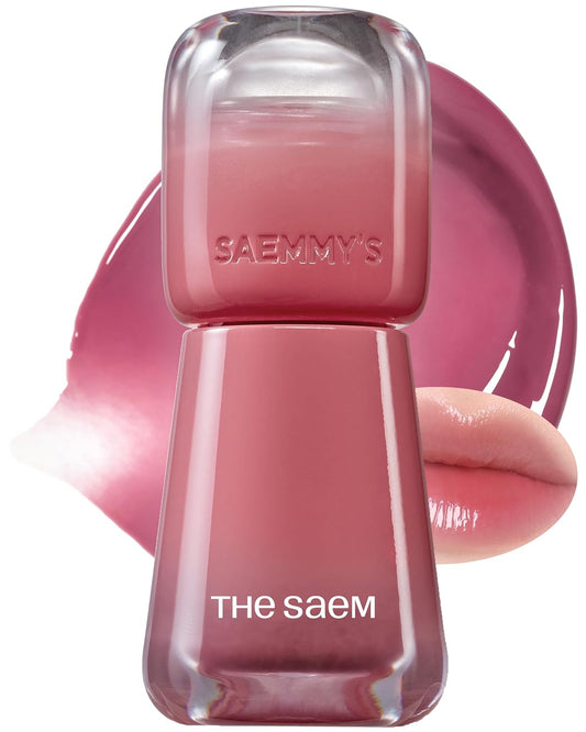 THESAEM Saemmy's Ade Shot Tint - Korean Lip Titnt, Water Gel Lip Stain with Plump Glowy
