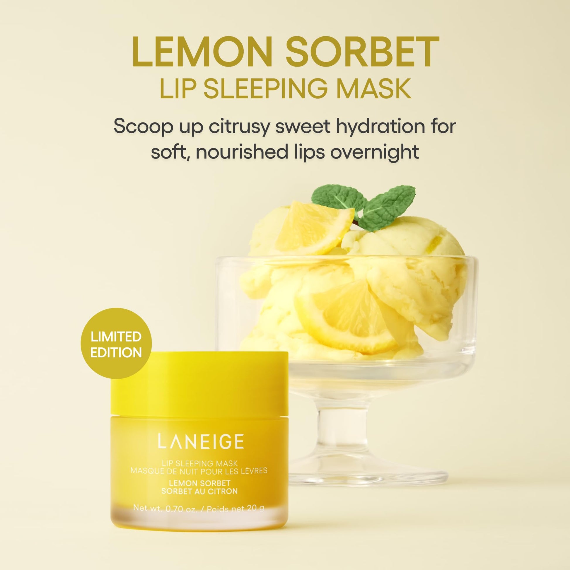LANEIGE Lip Sleeping Mask: Hydrating & Nourishing Korean Overnight Lip Treatment Mask with Shea