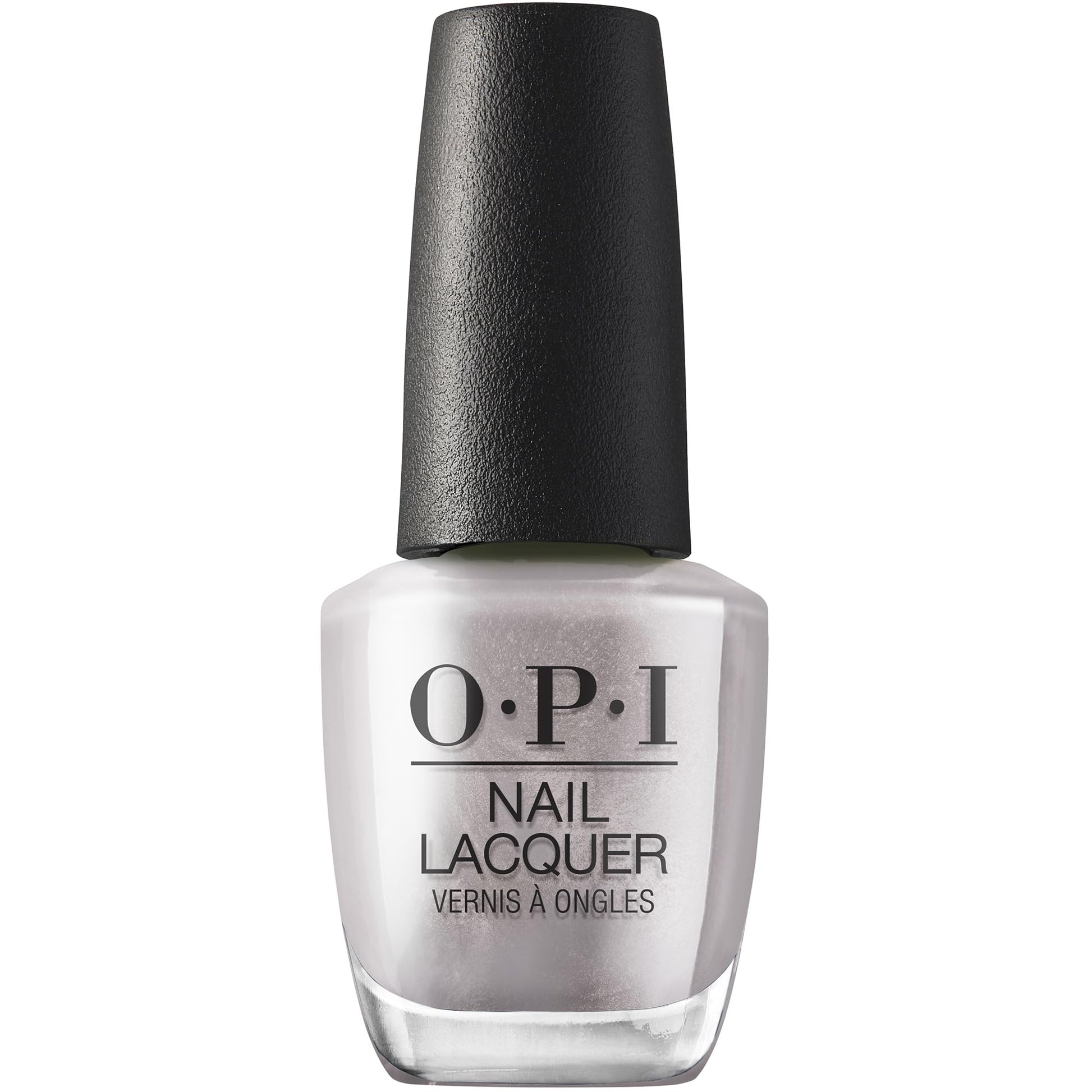 OPI Nail Lacquer Chrome Clawz | Opaque Bright Silver Metallic Nail Polish