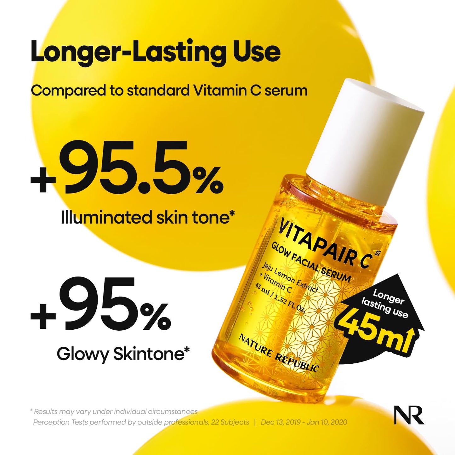 Nature Republic Vitapair C Glow Facial Serum | Hydrating Face Serum for Radiance & Glow