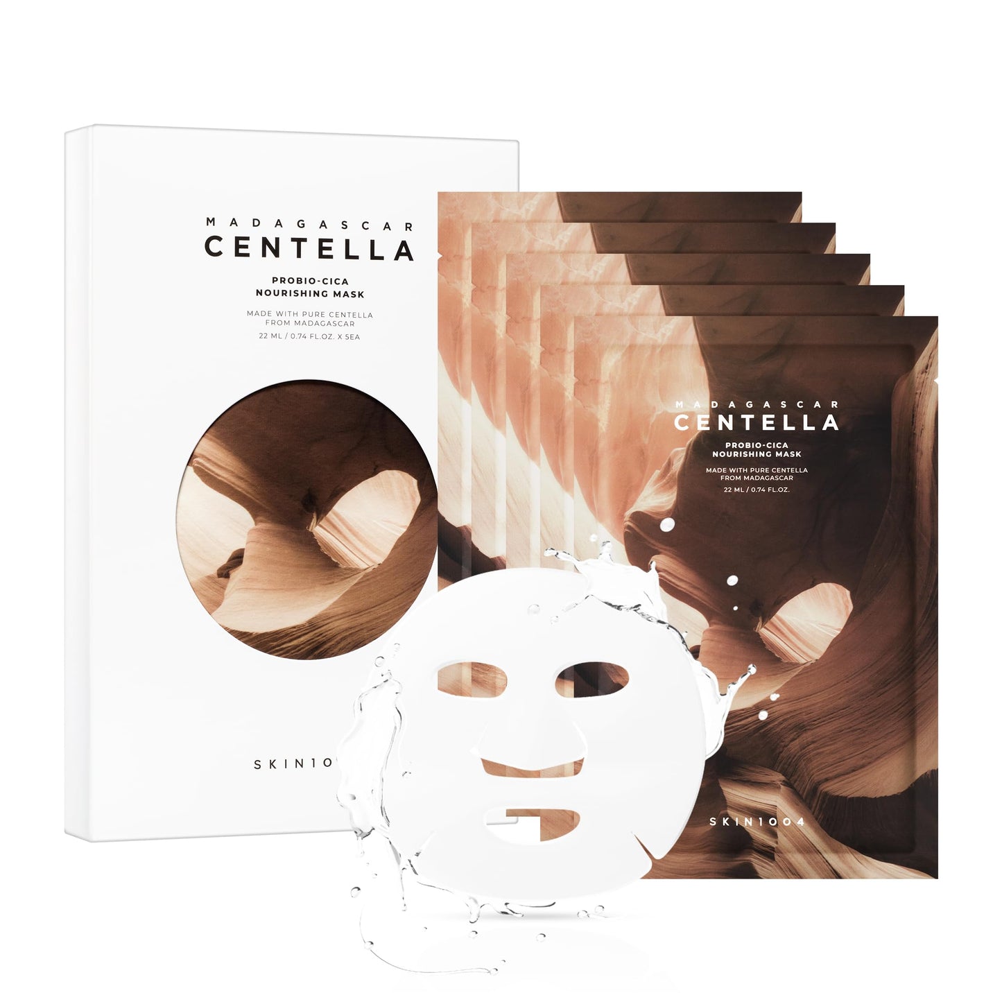 SKIN1004 Madagascar Centella Probio-Cica Nourishing Mask, Face Masks Skincare for Skin Barrier